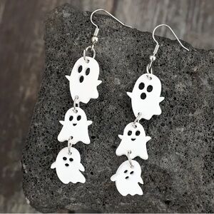 Dangle Halloween Ghost Earrings